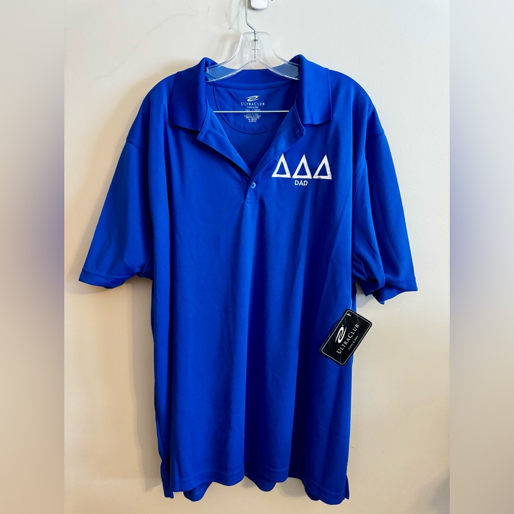 Delta Dad Blue Polo Shirt